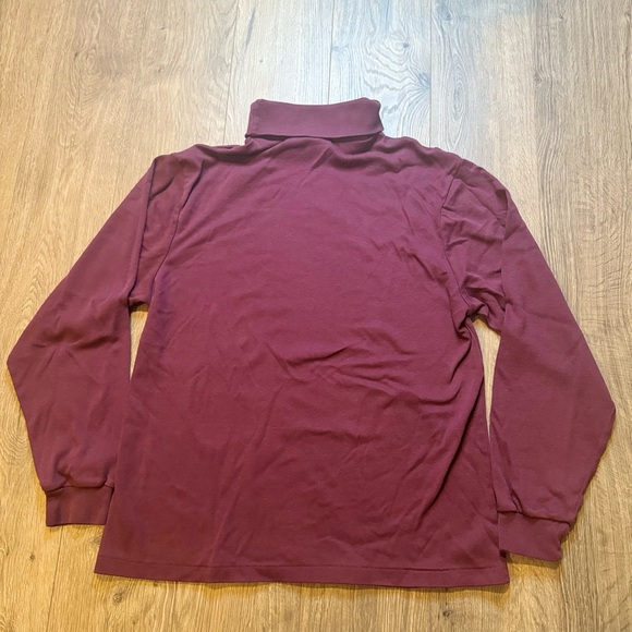 Vintage Eddie Bauer USA Made Turtleneck Shirt 100% Cotton Single Stitch Mens L - Picture 9 of 11